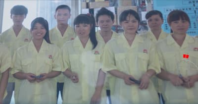 Outdoor BBQ grill display area at Keyfire Foshan factory