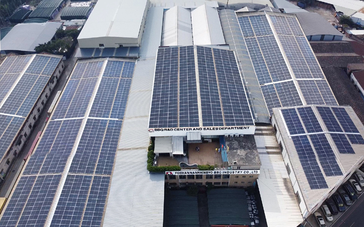 Stamping and welding workshop for BBQ grill components