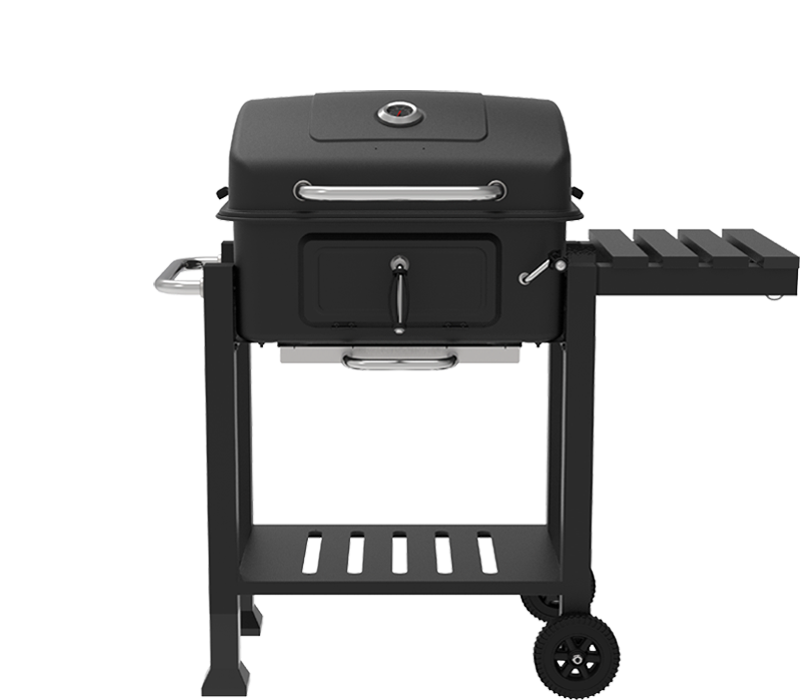 Custom BBQ grill lid options - stainless steel and powder coated designs